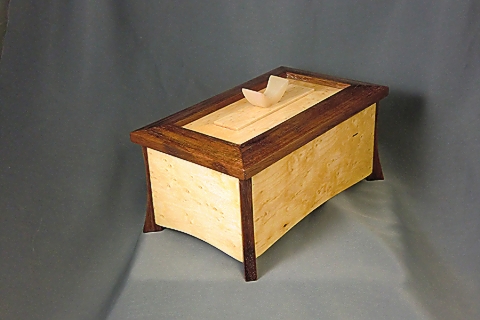 Birdseye Maple Lidded Box